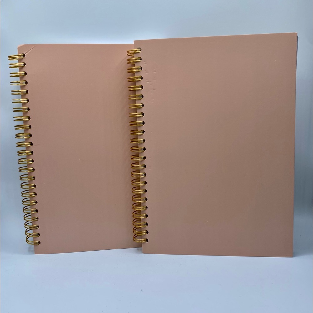 Feminine Chi Gold Spiral Notebooks